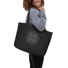 Fluid Awareness --- I Choose Love --- Large Organic Tote Bag