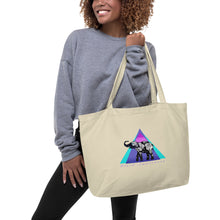 Fluid Awareness --- Lovelephant --- Large Organic Tote Bag