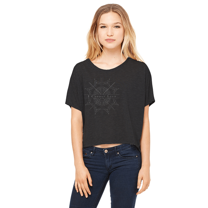 Fluid Awareness - I Choose Love - Flowy Boxy Tee